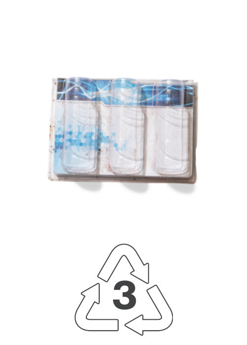 Plastic #3, battery packaging