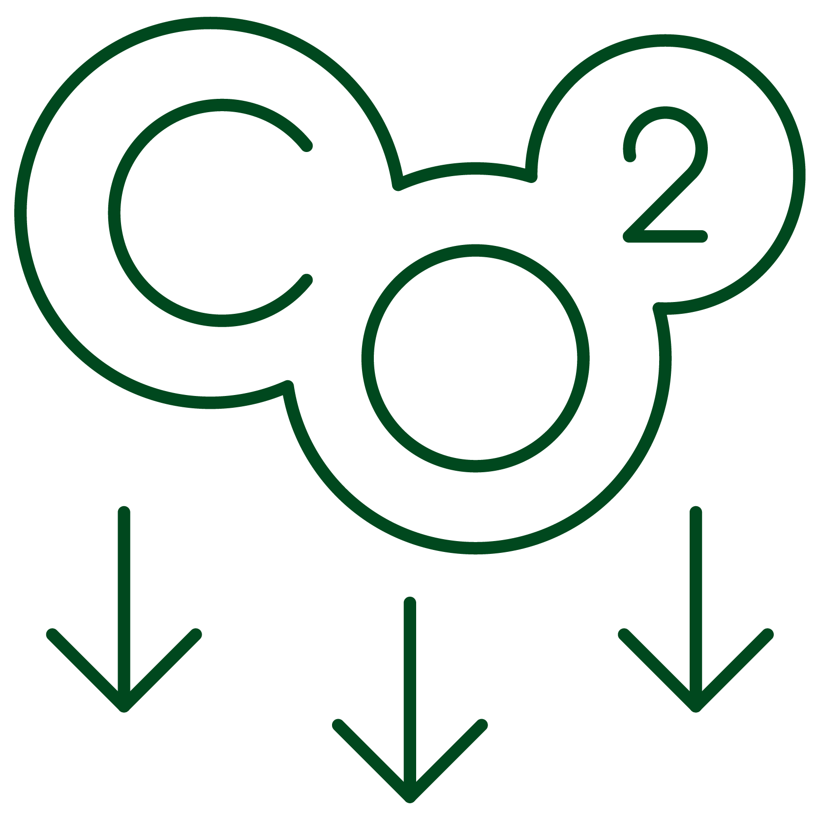 Lowering CO2 Emissions icon