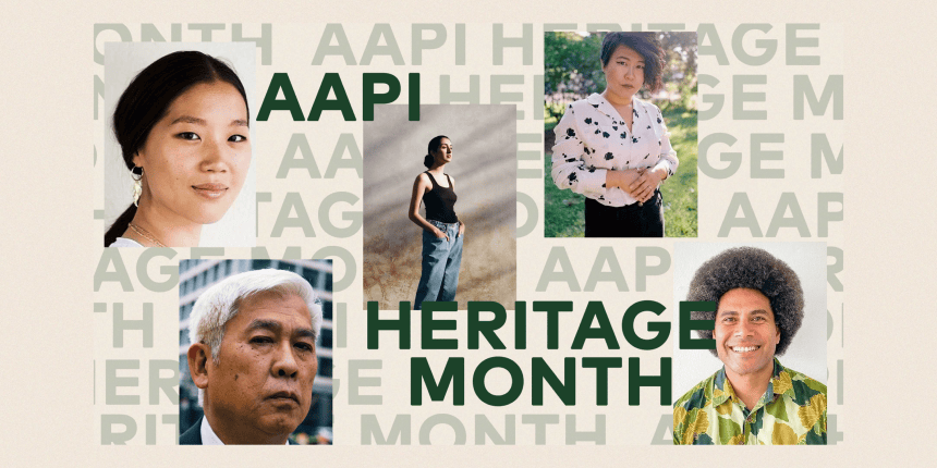 Collage of AAPI Heritage Month speakers.