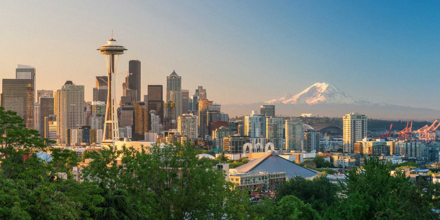 Skyline view of Seattle, Washington