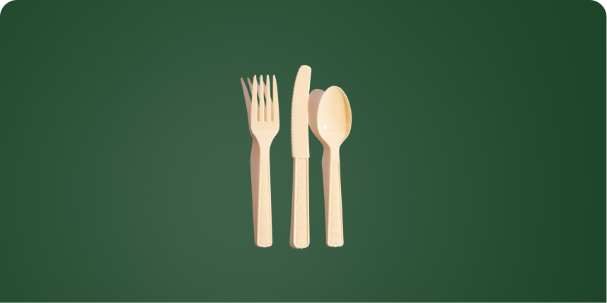 Plastic cutlery