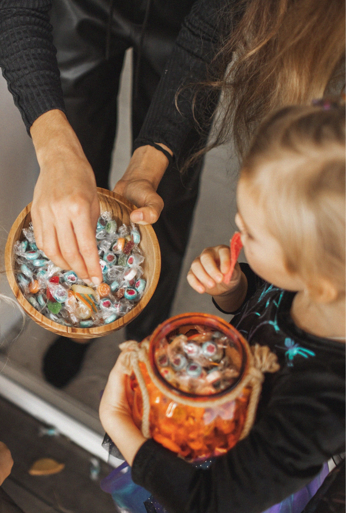 Little Girl Trick or Treating